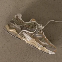 New Balance Sneakers En Cuir|Chaussures De Running Retro*U90/60NTC Olivine / Great Plains