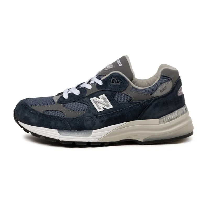 New Balance Sneakers En Cuir|Chaussures De Running Retro*U992NY *Made in USA* NB Navy