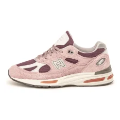 New Balance Sneakers En Cuir|Chaussures De Running Retro*U991PR2 *Made in England* Deauville Mauve / Fig / Oyster Mushroom