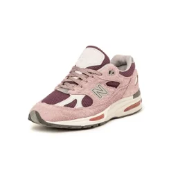 New Balance Sneakers En Cuir|Chaussures De Running Retro*U991PR2 *Made in England* Deauville Mauve / Fig / Oyster Mushroom