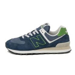 New Balance Sneakers En Cuir|Chaussures De Running Retro*U574QBL NB Navy / Alpine Green