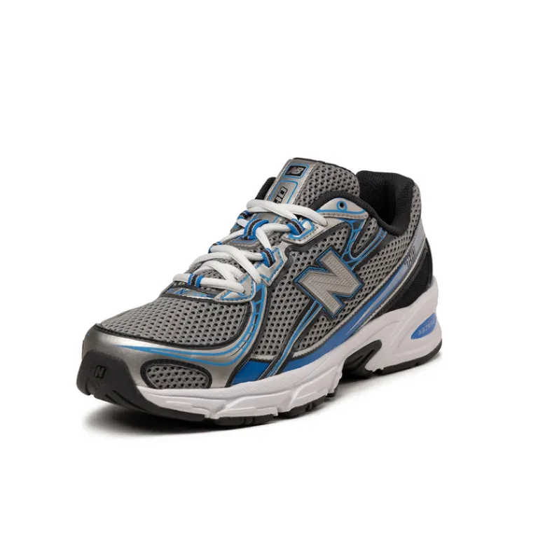 New Balance Sneakers Végétaliens|Chaussures De Running Retro*U740SB2 Slate Grey / Blue Agate / Black / Silver Metallic