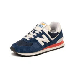 New Balance Sneakers En Cuir|Chaussures De Running Retro*U574VPN Navy