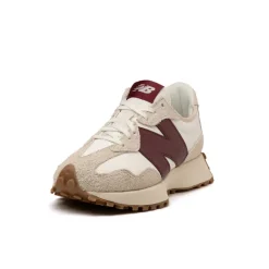 New Balance Sneakers En Cuir|Chaussures De Running Retro*WS327KA Moonbeam / Classic Burgundy