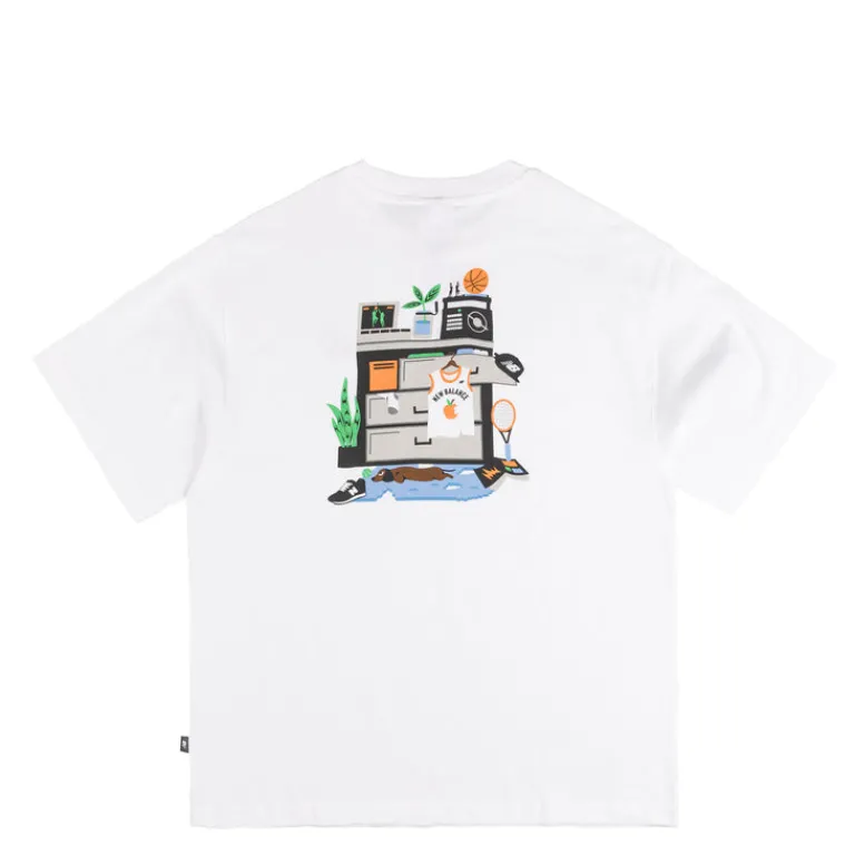 New Balance T-Shirts*x Drake Cereal Room T-Shirt White