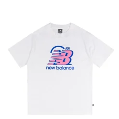 New Balance T-Shirts*x Face Oka Smile T-Shirt White