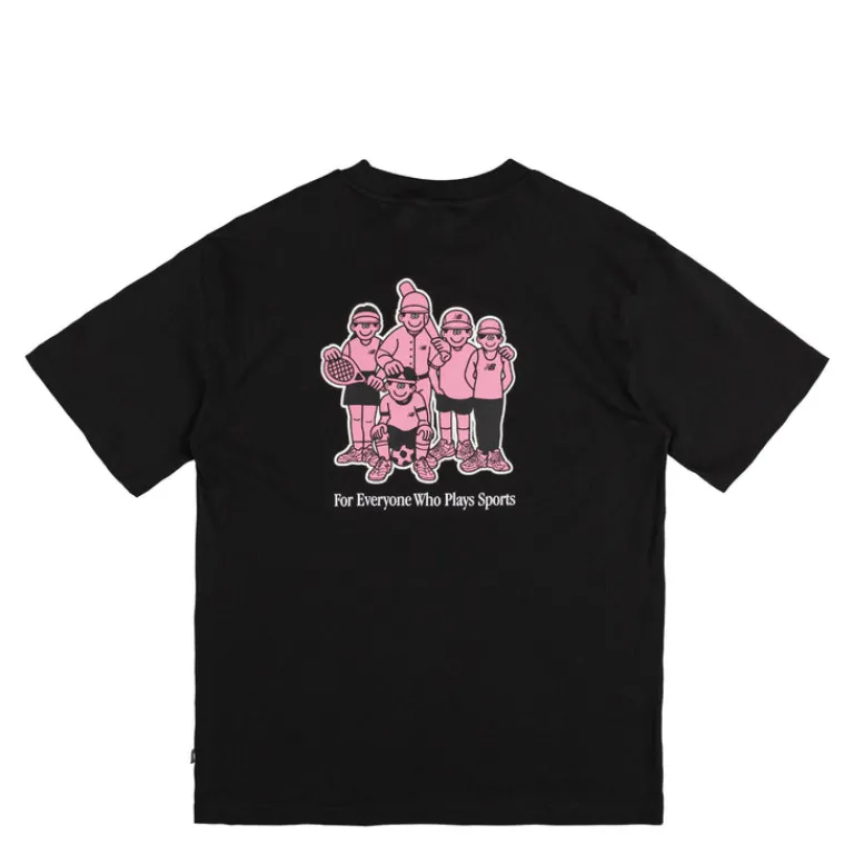 New Balance T-Shirts*x Face Oka Sport T-Shirt Black