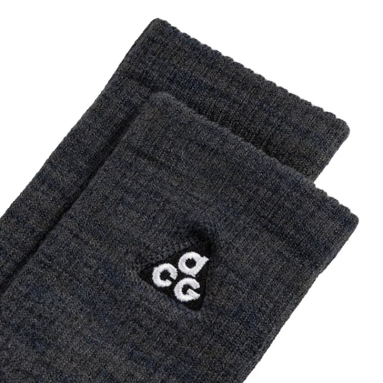 Nike Chaussettes*ACG Everyday Cushioned Crew Socks Anthracite / Volt / Black / Summit White