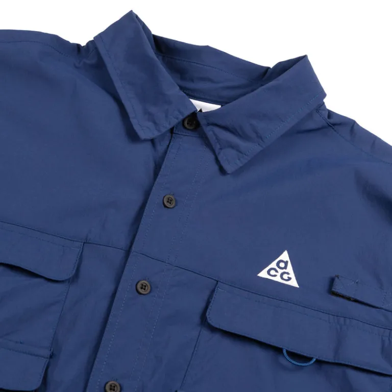 Nike Chemises*ACG *Orb Weaver* Dri-FIT ADV UV Longsleeve Shirt Blue Void / Black / Summit White