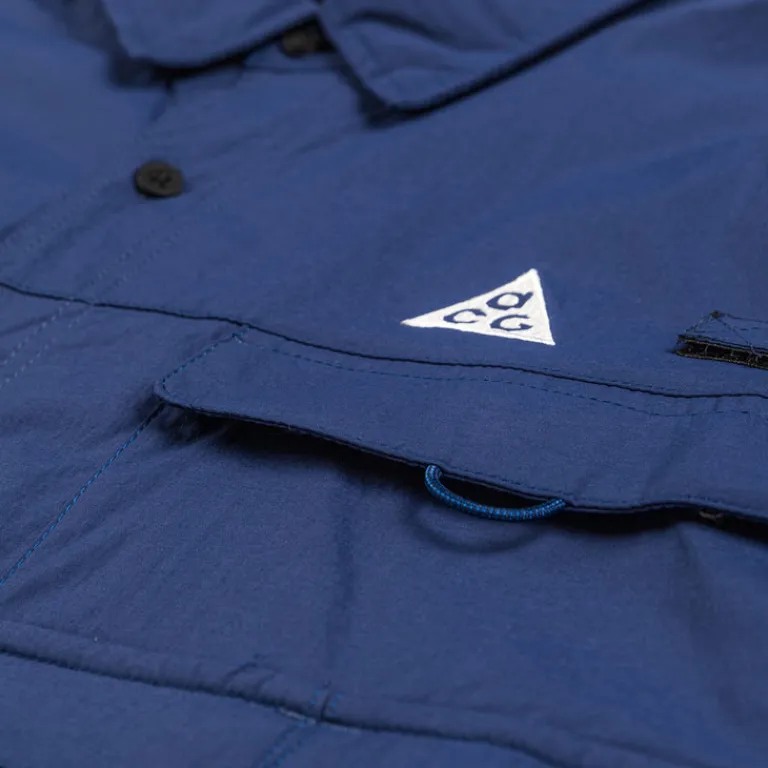 Nike Chemises*ACG *Orb Weaver* Dri-FIT ADV UV Longsleeve Shirt Blue Void / Black / Summit White