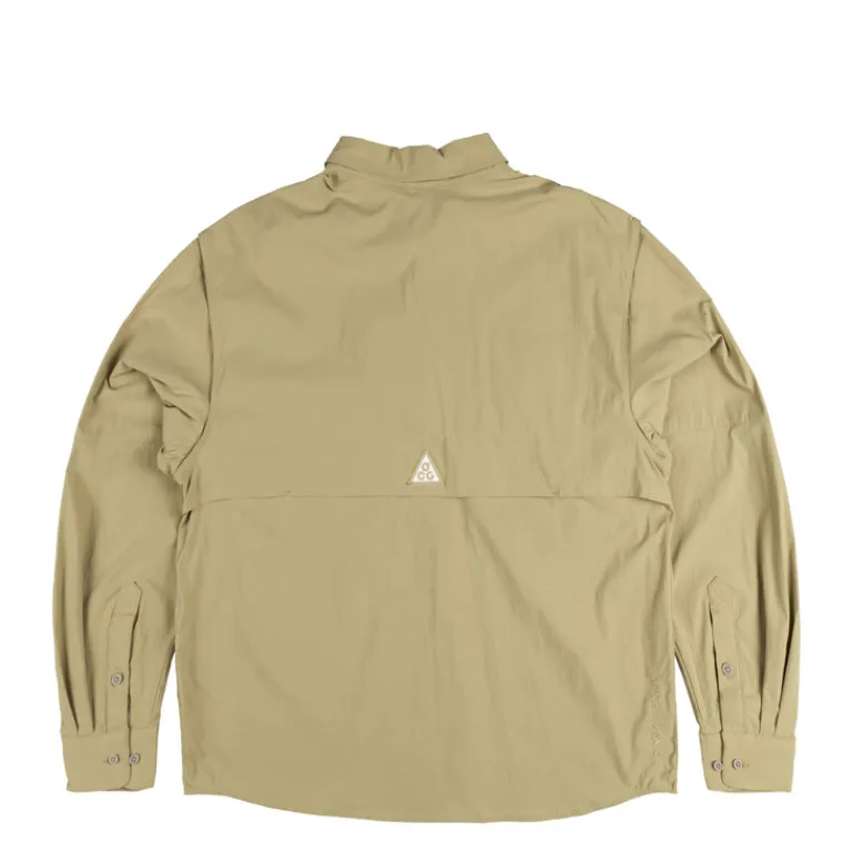 Nike Chemises*ACG *Orb Weaver* Dri-FIT ADV UV Longsleeve Shirt Parachute Beige / Summit White