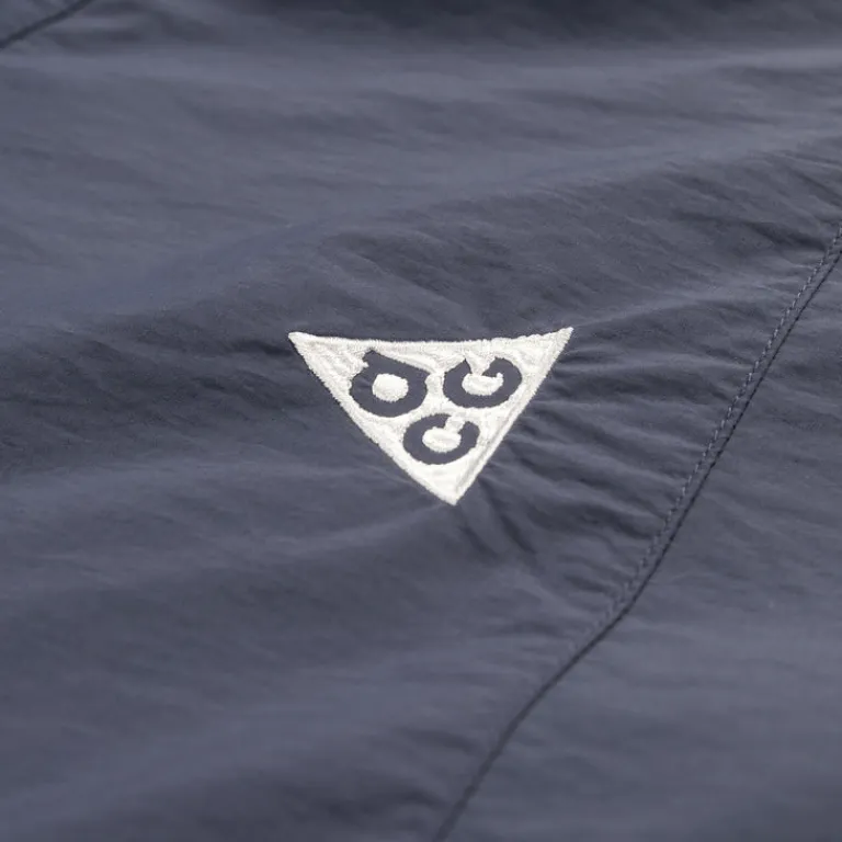 Nike Chemises*ACG *Orb Weaver* Uv Repel Short-Sleeve Shirt Thunder Blue / Smoky Blue / Summit White