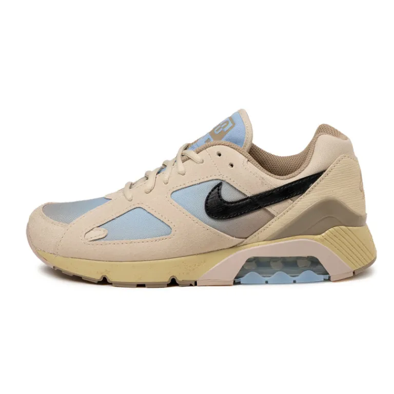 Nike Sneakers En Cuir|Chaussures De Running Retro*Air 180 Light Khaki / Black / Team Gold / Psychic Blue