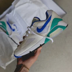Nike Sneakers En Cuir|Sneakers Blancs*Air 180 White / Medium Blue / Clear Jade II / Black