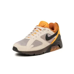 Nike Sneakers En Cuir|Chaussures De Running Retro*Air 180 Light Orewood Brown / Black / College Grey