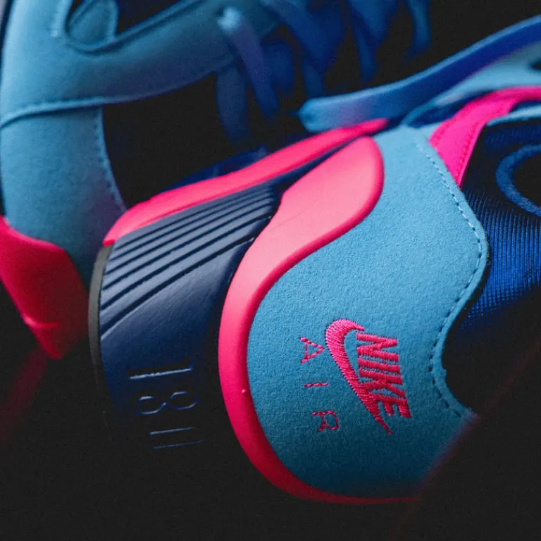 Nike Sneakers En Cuir|Chaussures De Running Retro*Air 180 University Blue / Hyper Pink