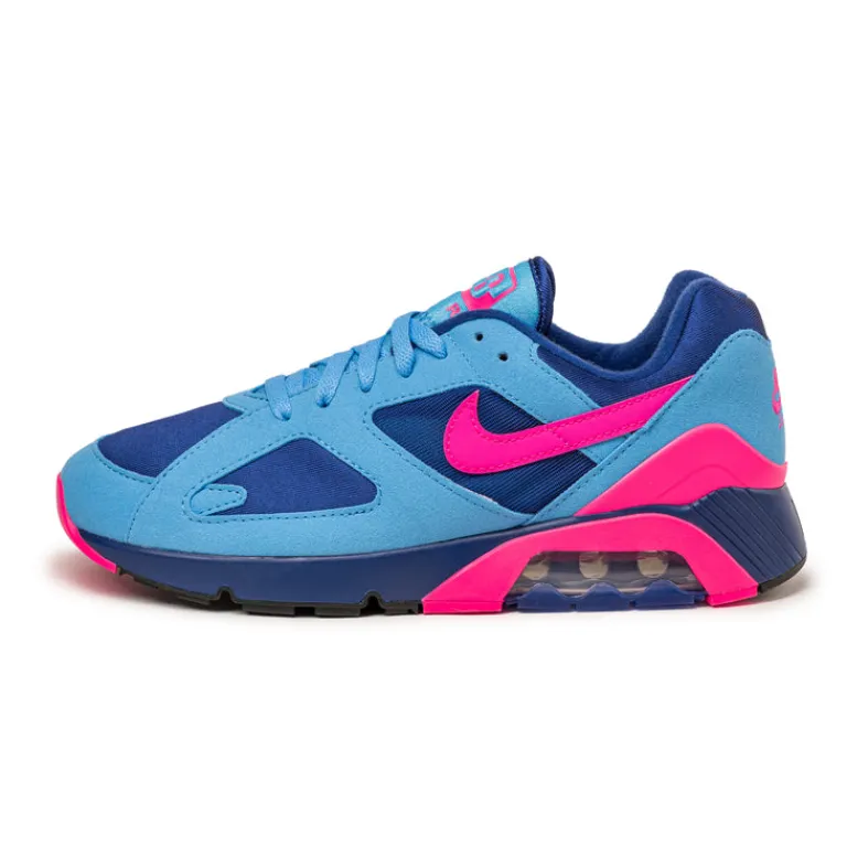 Nike Sneakers En Cuir|Chaussures De Running Retro*Air 180 University Blue / Hyper Pink