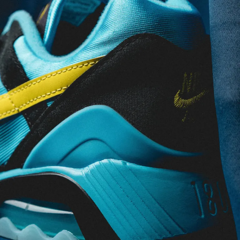 Nike Sneakers En Cuir|Chaussures De Running Retro*Air 180 Baltic Bue / Lightening / Black