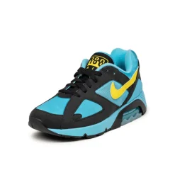 Nike Sneakers En Cuir|Chaussures De Running Retro*Air 180 Baltic Bue / Lightening / Black