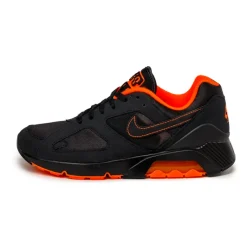 Nike Sneakers En Cuir|Chaussures De Running Retro*Air 180 Black / Black / Hyper Crimson