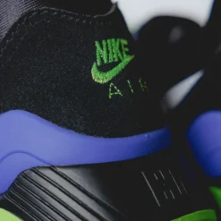 Nike Sneakers En Cuir|Chaussures De Running Retro*Air 180 QS Black / White / Action Green / Persian Violet
