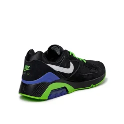 Nike Sneakers En Cuir|Chaussures De Running Retro*Air 180 QS Black / White / Action Green / Persian Violet
