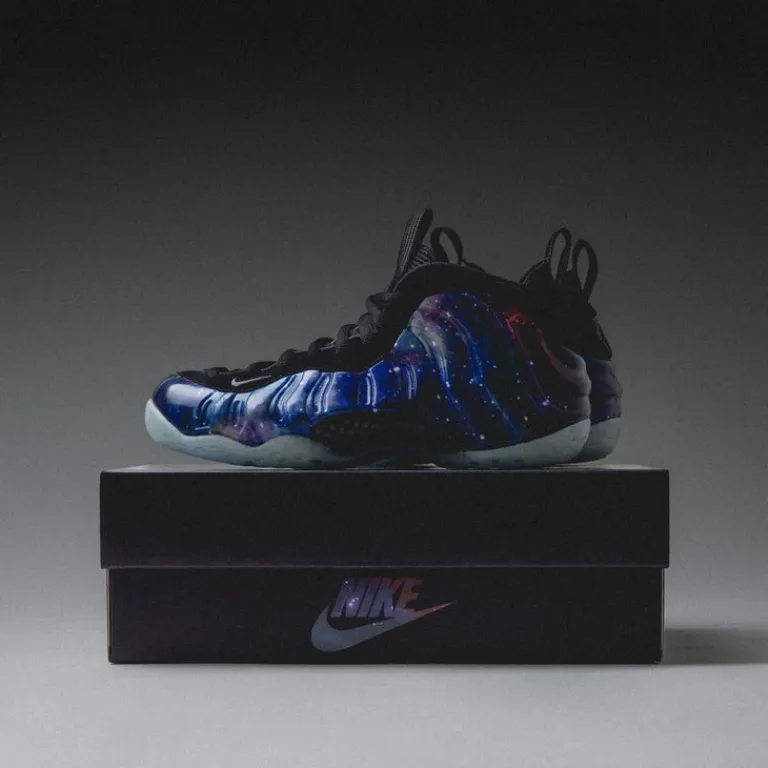 Nike Sneakers Montantes|Sneakers En Cuir*Air Foamposite One QS *Galaxy* Obsidian / Anthracite / Black