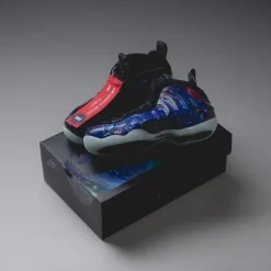Nike Sneakers Montantes|Sneakers En Cuir*Air Foamposite One QS *Galaxy* Obsidian / Anthracite / Black
