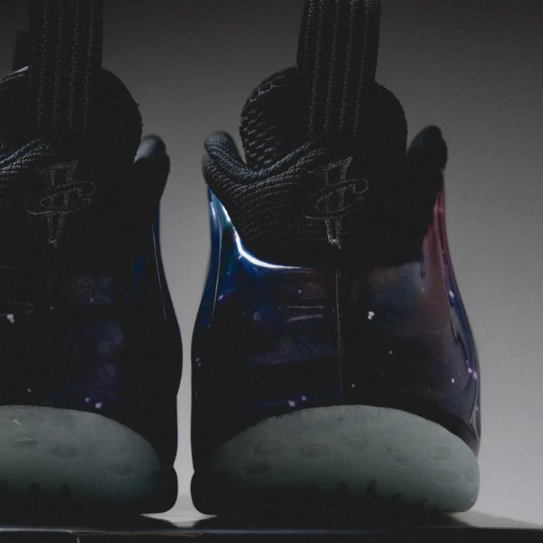 Nike Sneakers Montantes|Sneakers En Cuir*Air Foamposite One QS *Galaxy* Obsidian / Anthracite / Black