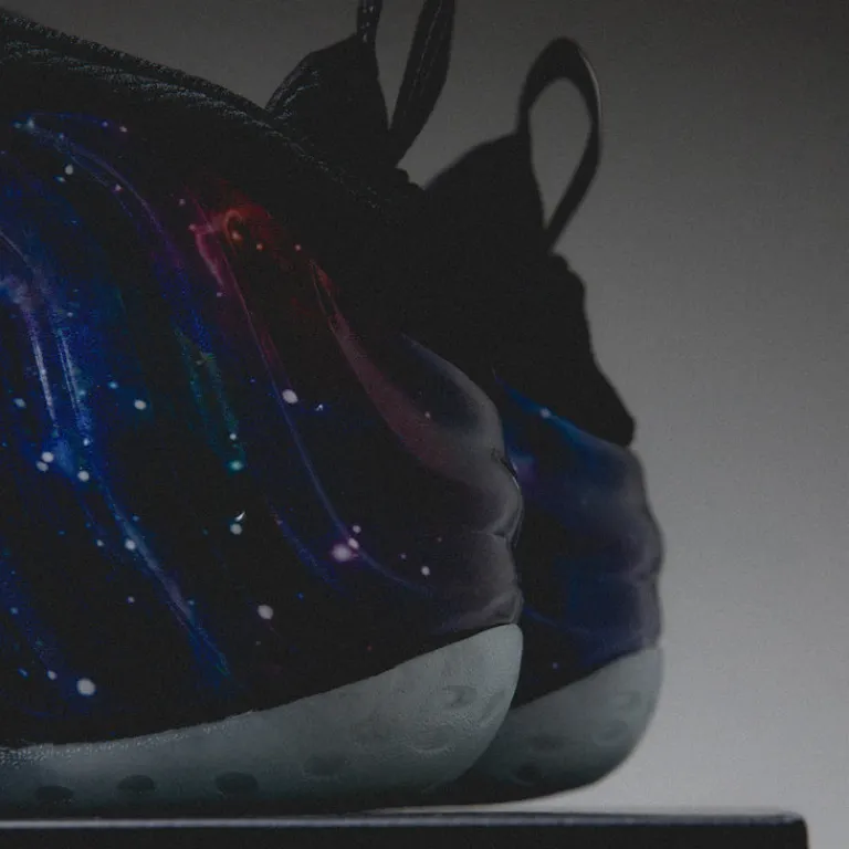 Nike Sneakers Montantes|Sneakers En Cuir*Air Foamposite One QS *Galaxy* Obsidian / Anthracite / Black