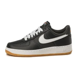 Nike Sneakers En Cuir*Air Force 1 '07 Anthracite / Gum Yellow / Safety Orange / White