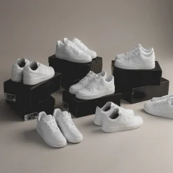 Nike Sneakers En Cuir|Sneakers Blancs*Air Force 1 '07 *Fresh* White / White / White