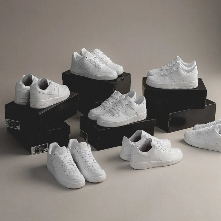 Nike Sneakers En Cuir|Sneakers Blancs*Air Force 1 '07 *Fresh* White / White / White