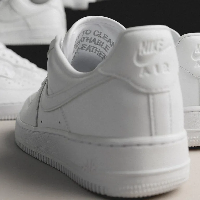 Nike Sneakers En Cuir|Sneakers Blancs*Air Force 1 '07 *Fresh* White / White / White