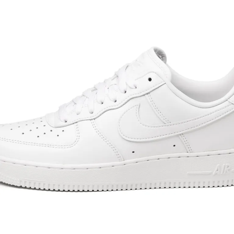 Nike Sneakers En Cuir|Sneakers Blancs*Air Force 1 '07 *Fresh* White / White / White