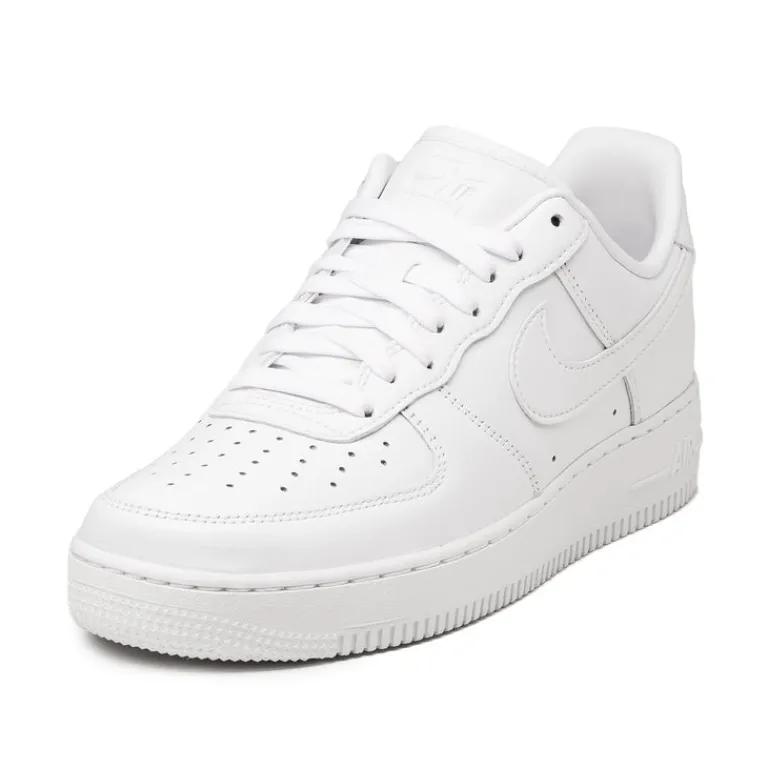 Nike Sneakers En Cuir|Sneakers Blancs*Air Force 1 '07 *Fresh* White / White / White