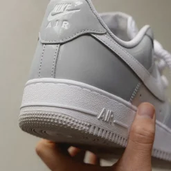 Nike Sneakers En Cuir*Air Force 1 '07 LV8 Wolf Grey / White / Vast Grey
