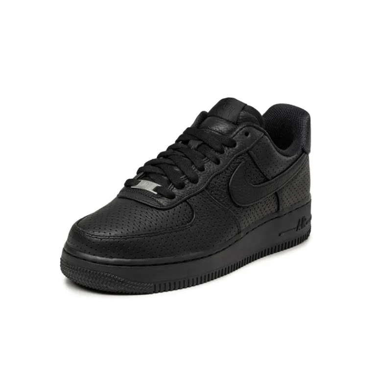 Nike Sneakers En Cuir*Air Force 1 '07 LV8 Black / Black / Game Royal