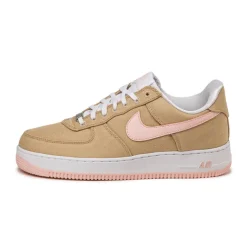 Nike Sneakers En Cuir*Air Force 1 Low Retro *Linen* Linen / Amosphere / White
