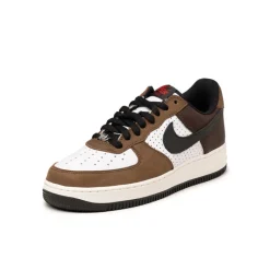 Nike Sneakers En Cuir*Air Force 1 Low Retro White / Black / Bison