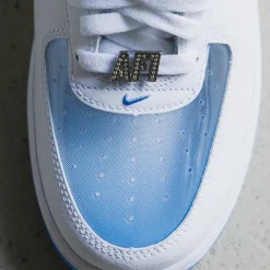 Nike Sneakers En Cuir|Sneakers Blancs*Air Force 1 Retro QS White / University Blue / Pure Platinum