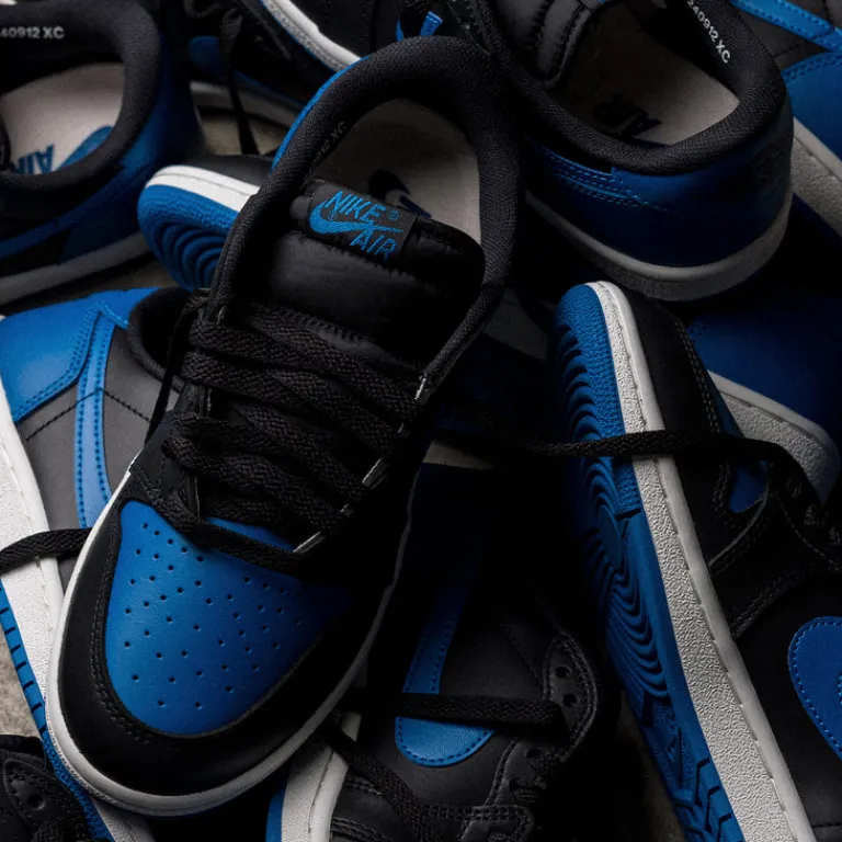 Jordan Sneakers En Cuir*Nike Air 1 Low 85 Black / Varsity Royal / Summit White