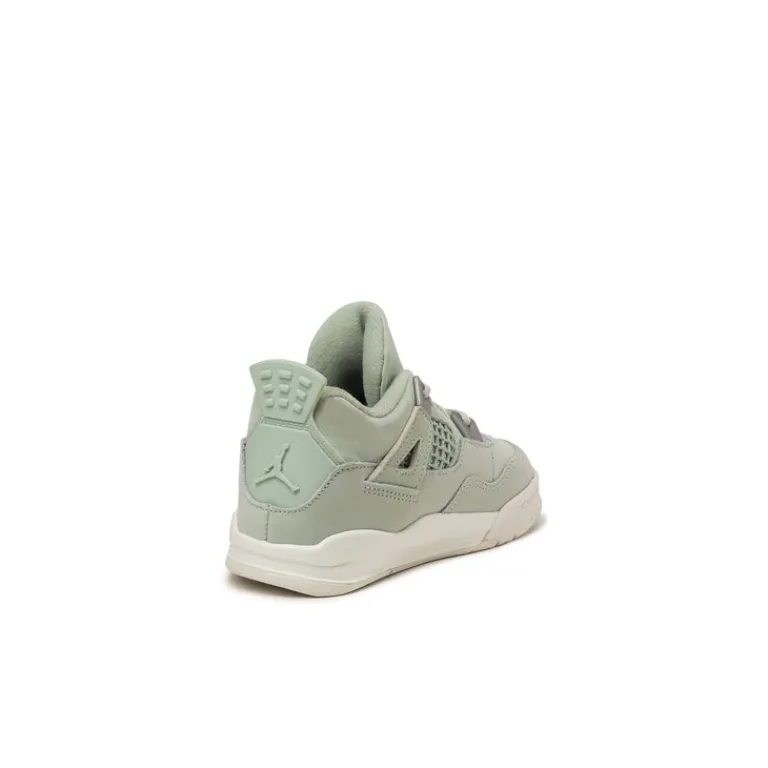 Jordan Sneakers Montantes|Sneakers En Cuir*Nike Air 4 Retro *Abundance* *TD* Seafoam / Sail / Metallic Silver