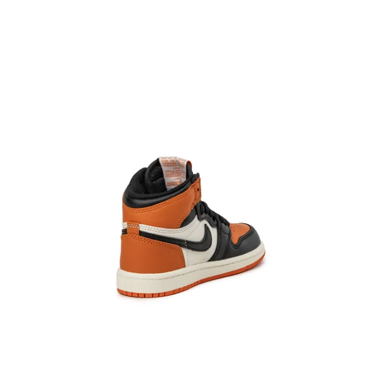 Jordan Sneakers Montantes|Sneakers En Cuir*Nike Air 1 Retro High OG *Shattered Backboard* *TD* Black / Black / Sail / Starfish