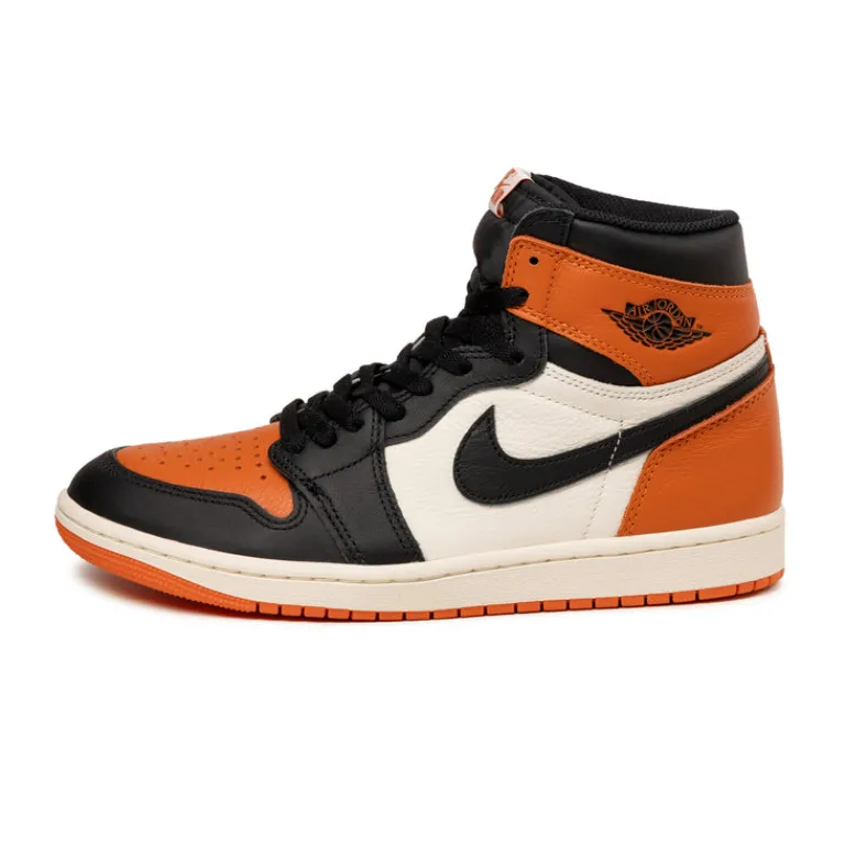 Jordan Sneakers Montantes|Sneakers En Cuir*Nike Air 1 Retro High OG *Shattered Backboard* Black / Black / Sail / Starfish