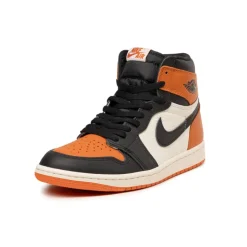 Jordan Sneakers Montantes|Sneakers En Cuir*Nike Air 1 Retro High OG *Shattered Backboard* Black / Black / Sail / Starfish