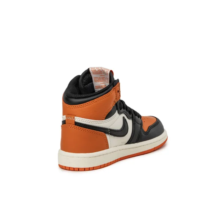 Jordan Sneakers Montantes|Sneakers En Cuir*Nike Air 1 Retro High OG *Shattered Backboard* *PS* Black / Black / Sail / Starfish