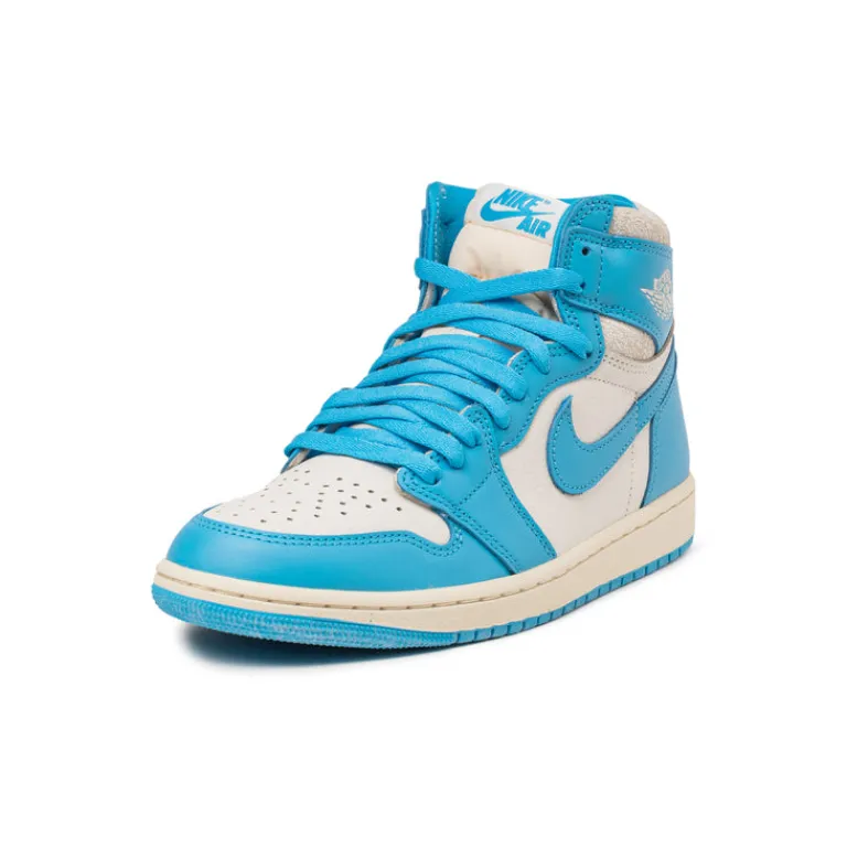 Jordan Sneakers Montantes|Sneakers En Cuir*Nike Air 1 Retro High OG *UNC Reimagined* Dark Powder Blue / Dark Powder Blue / Sail