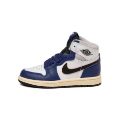 Jordan Sneakers Montantes|Sneakers En Cuir*Nike Air 1 Retro High OG *Rare Air* *PS* White / Black / Neutral Grey / Deep Royal Blue