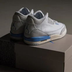 Jordan Sneakers Montantes|Sneakers En Cuir*Nike Air 3 Retro *Lucky Shorts* *GS* Summit White / Hdydrogen Blue / Legend Blue